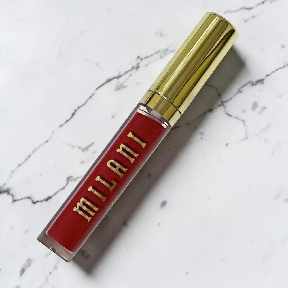 Milani Stay Put Liquid Lip Matte Longwear Lipstick 0.10 oz 210 Red Flag